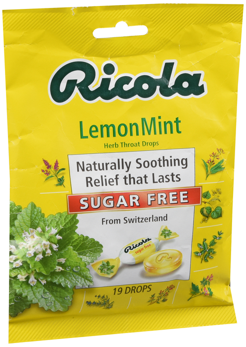 Ricola Lemon Mint Sugar-Free Lozenges 19ct