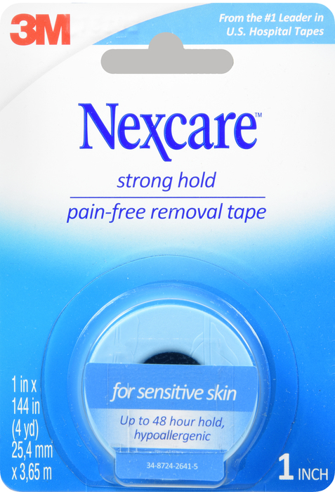 Nexcare Strong Hold Pain-Free Removal Tape 1"x4yds 1ct