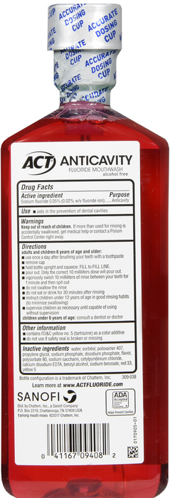 ACT Anti-Cavity Cinnamon Rinse 18oz