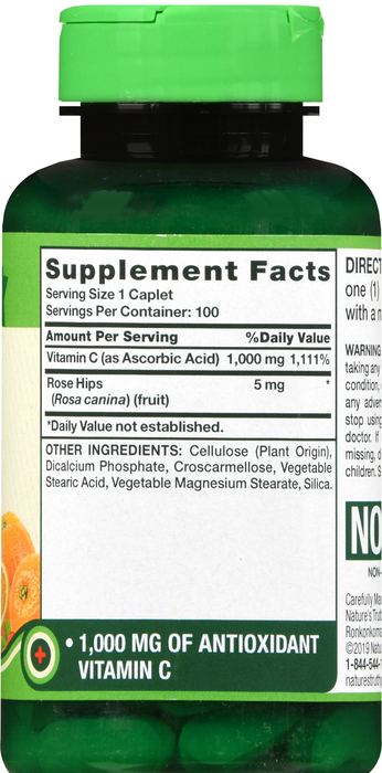 VITAMIN C 1000MG TAB 100CT NAT TRUTH