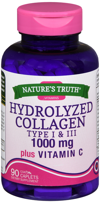 HYDROLYZED COLLAGEN 1000MG CPL 90 NAT TR