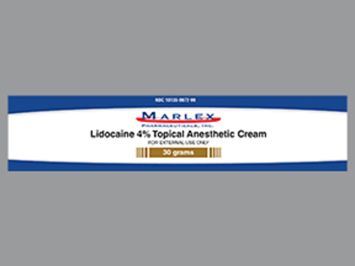 Lidocaine 4% Cream 30gm Marlex