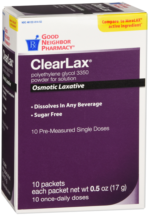 Good Neighbor Pharmacy ClearLax Osmotic Laxative 0.5oz Packets 10ct