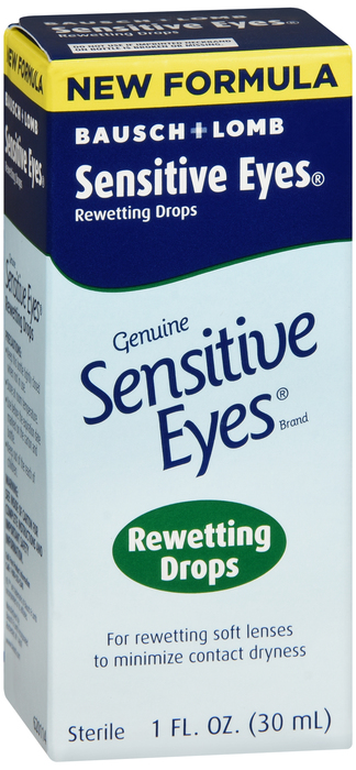 Bausch & Lomb Sensitive Eyes Rewetting Drops 1oz