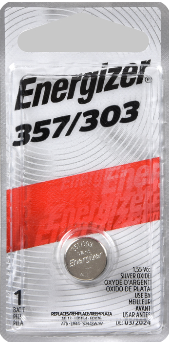 ENERGIZER WATCH ZERO MERC 1.5V 357BPZ