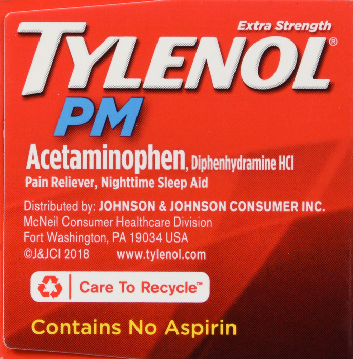 Tylenol PM Extra Strength 500mg Caplets 100ct