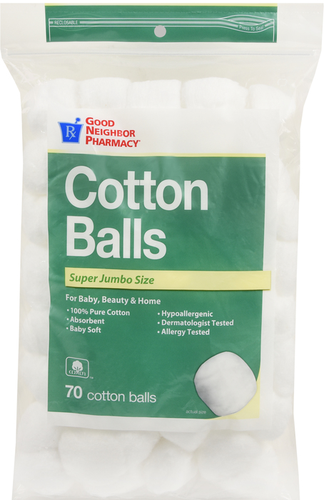 Good Neighbor Pharmacy Cotton Ball Jumbo 70ct