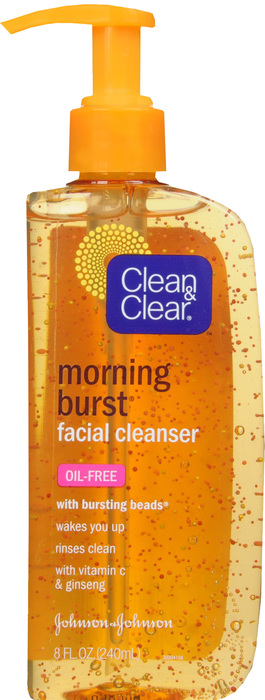 CLEAN&CLEAR MORN BURST FACE CLEANSER 8OZ