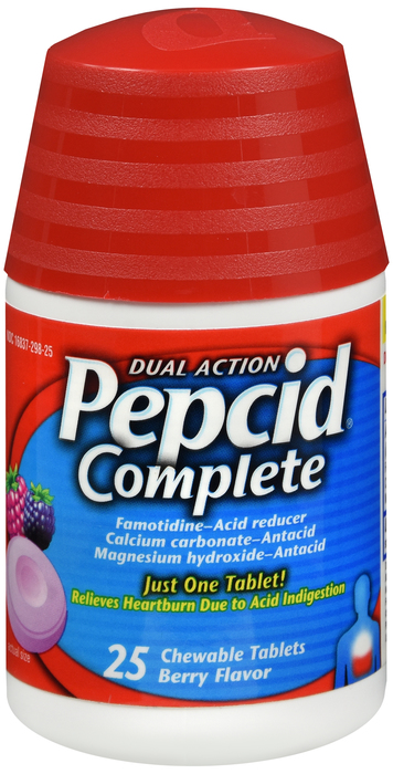 PEPCID CMPLTE BERRY TAB 25