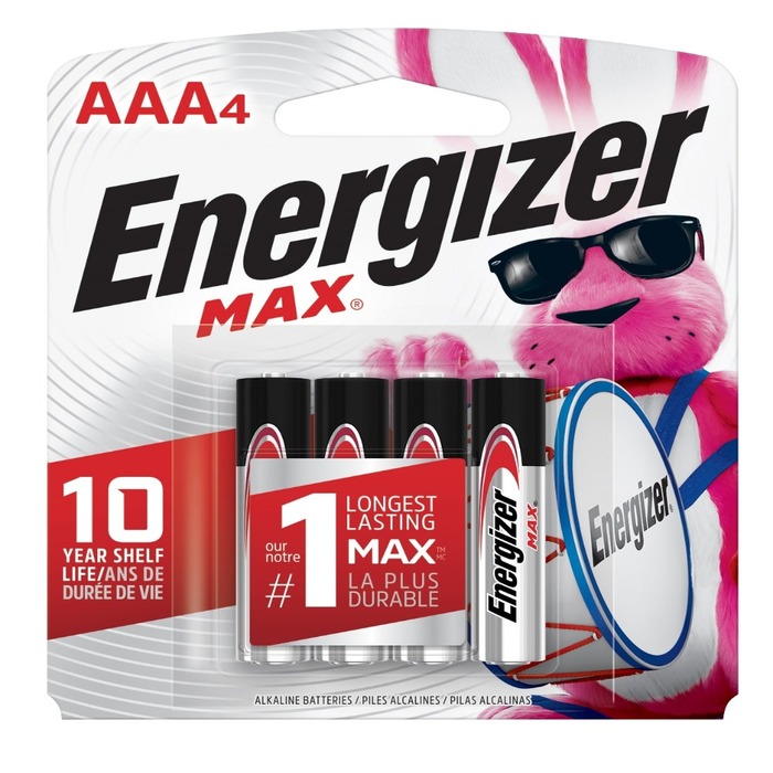 ENERGIZER MAX ALK AAA E92BP4 4PK