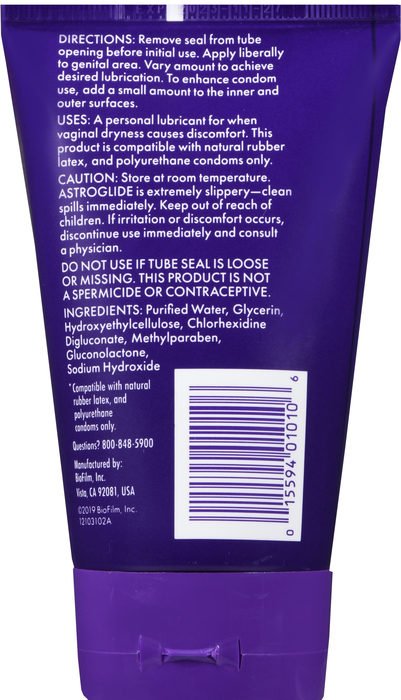 Astroglide Personal Water-Based Lubricant Gel 4oz