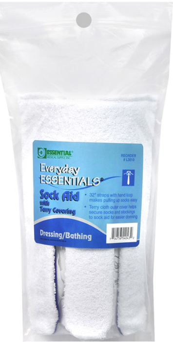 Essential Medical Sock Aid Terrycloth L3010