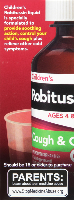 ROBITUSSIN CHILD COUGH COLD CF SYRUP 4OZ