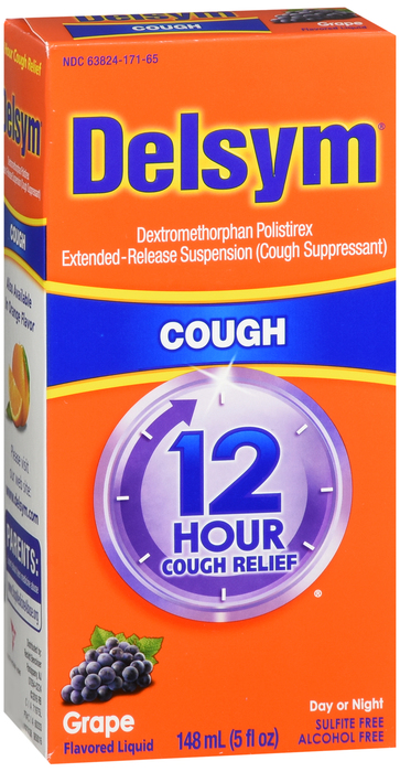 Delsym 12 Hour Extended Release Cough Suppressant Grape 5oz