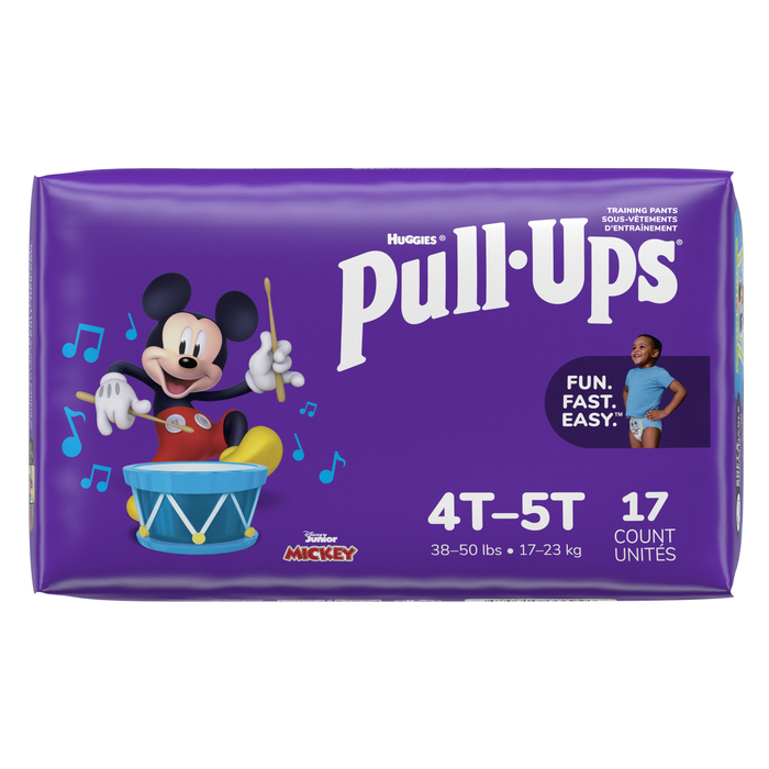 HUGGIES PULL-UPS BOY 4T-5T U/G 4X17CT