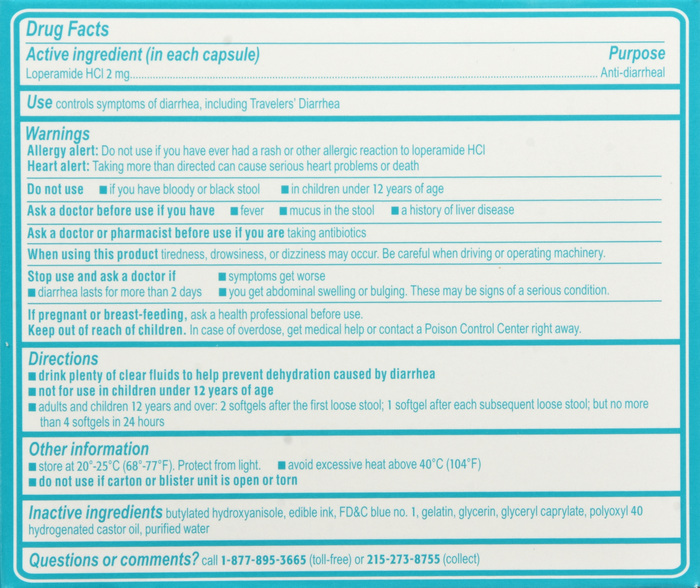 Imodium A-D Anti-Diarrheal Relief Softgels 24ct