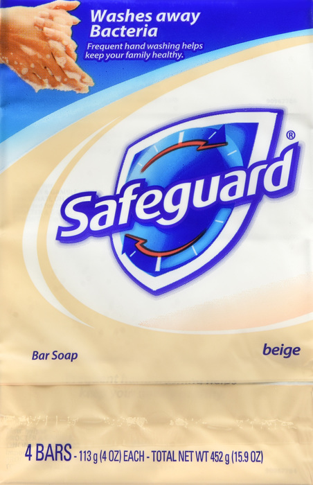 SAFEGUARD BATH BAR BEIGE 4X4OZ