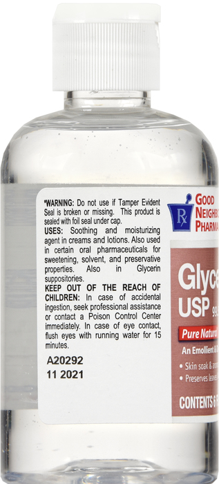 Good Neighbor Pharmacy Glycerin USP Liquid 6oz