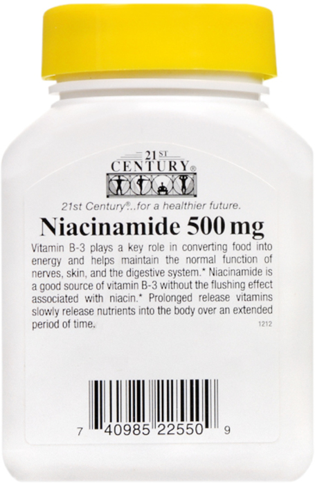 21st Century Niacinamide 500mg Tabs 110ct