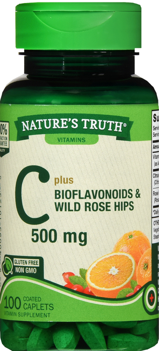 VITAMIN C 500MG CAP 100CT NAT TRU