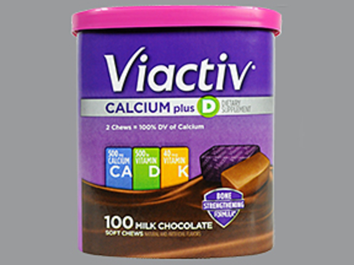 Viactiv Calcium Plus D Chocolate Soft Chews 100ct