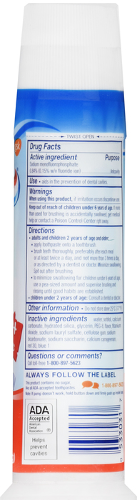 AquaFresh Kids Pump Cavity Protection Fluoride Toothpaste 4.6oz