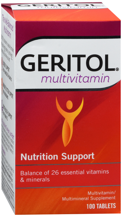 Geritol Multivitamin Nutrition Support Tablets 100ct