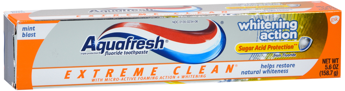 AQUAFRESH EXTREME CLEAN TOOTHPASTE WHITENING ACTION 5.6OZ