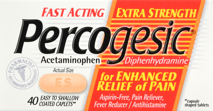 Percogesic Extra Strength Pain Reliever Caplets 40ct