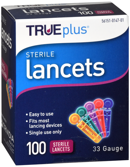 TRUEplus Lancets 33g 100ct