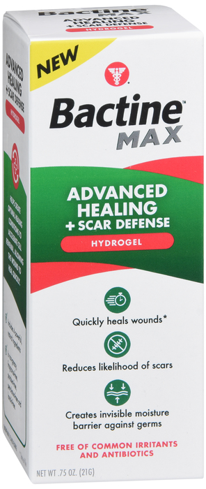 Bactine Max Advanced Healing + Scar Defense Gel 0.75oz