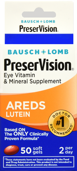 PreserVision Multivitamin Lutein Softgel 50ct