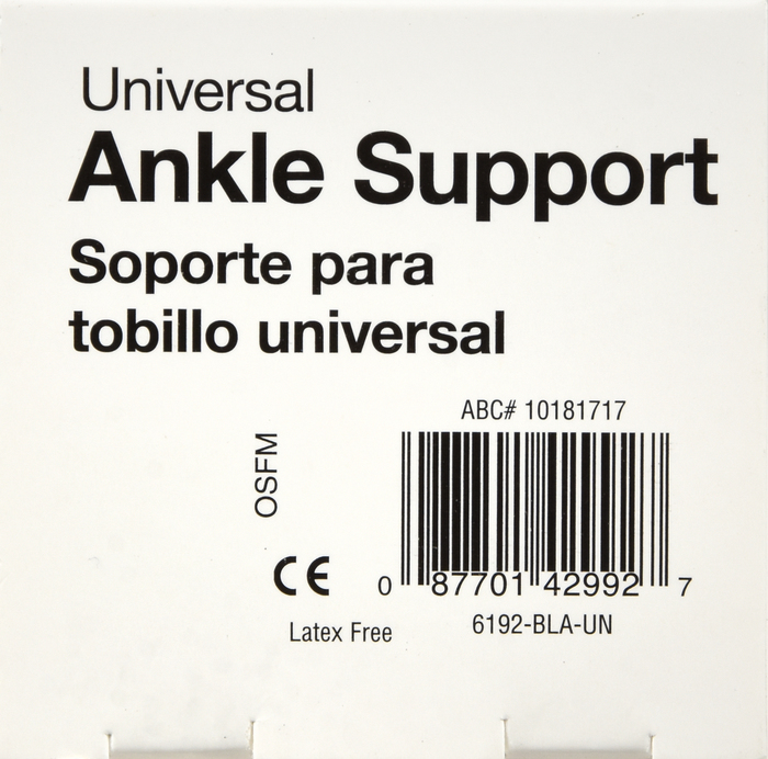 Good Neighbor Pharmacy Universal Ankle Support Black 1ct