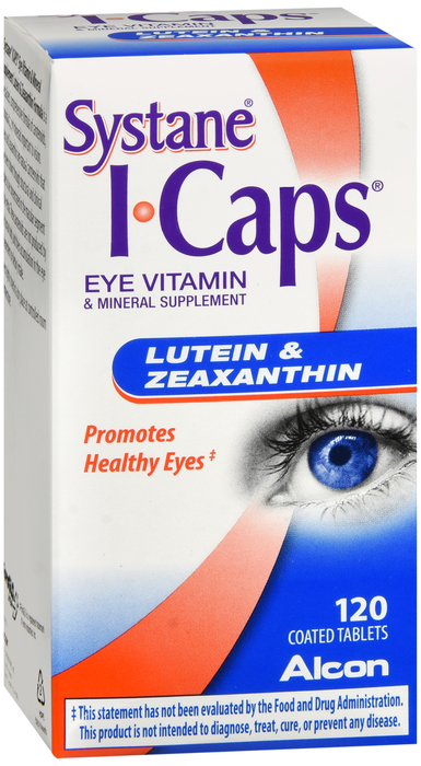 ICAPS Eye Vitamin & Mineral Supplement Tablets 120ct