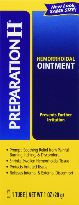 Preparation H Hemorrhoid Symptom Treatment Ointment 1oz