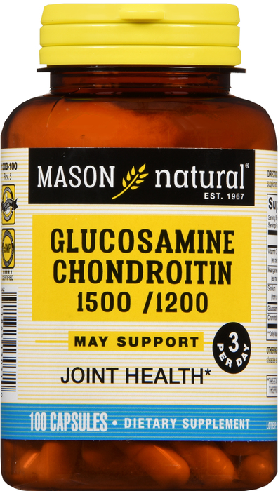 GLUCOSAMIN CH1500 /1200 CAP 100CT MASON