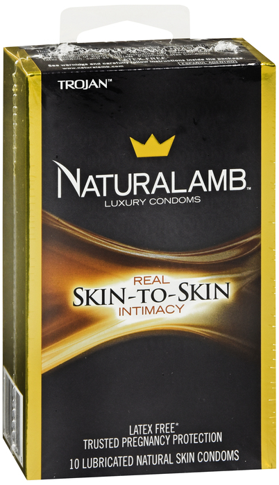 Trojan NaturaLamb Latex-Free Lubricated Luxury Condoms 10ct