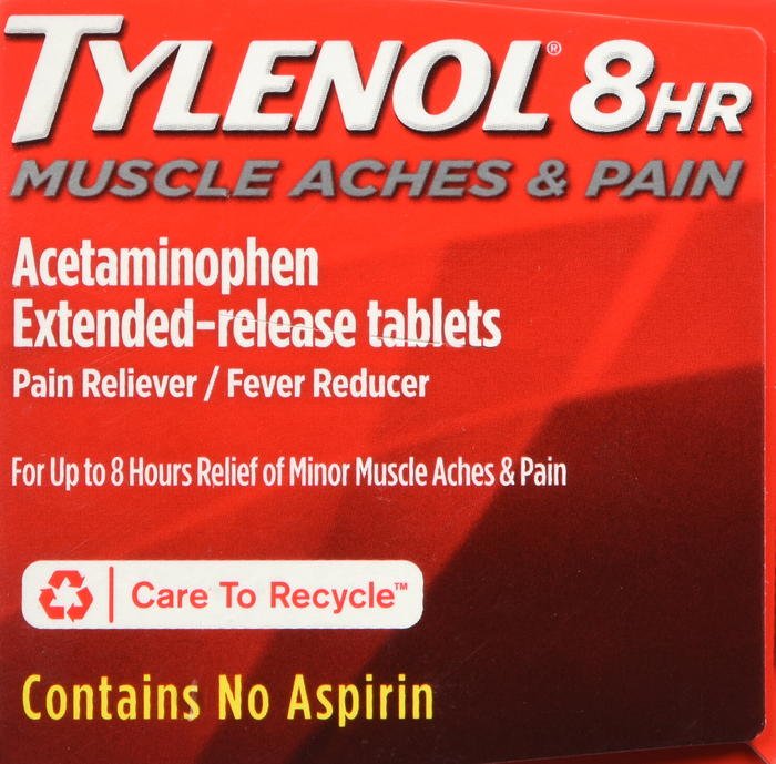 Tylenol 8HR Muscle Aches & Pain Tablets 100ct