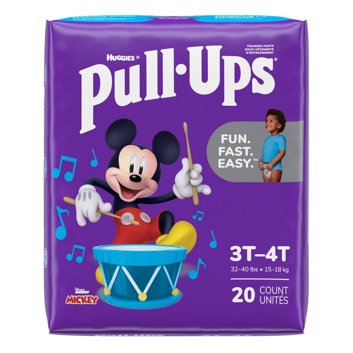 HUGGIES PULL-UPS BOY 3T-4T U/G 4X20CT