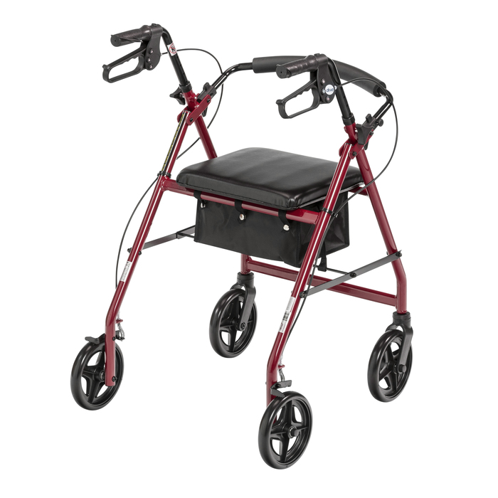 Walker Rollator Red REBKSP