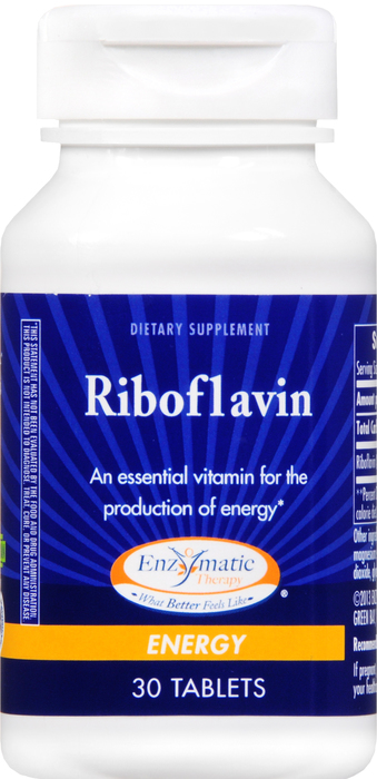 RIBOFLAVIN 400MG TABLET 30CT SCHWABE