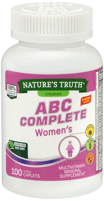 ABC COMPLT WOMN MULTI CPL 100CT NAT TRU