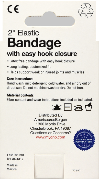 Good Neighbor Pharmacy 2in Elastic Bandage Self-Adhering 1ct