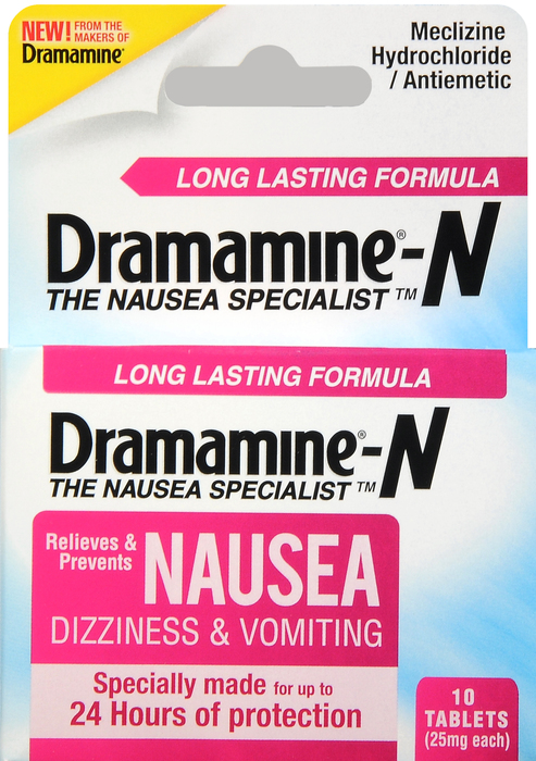 DRAMAMINE-N LONG LASTING TAB 10CT