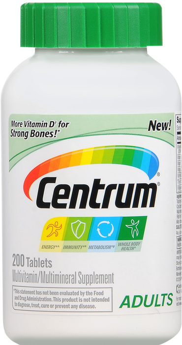 Centrum Adult Multivitamin Tablets 200ct