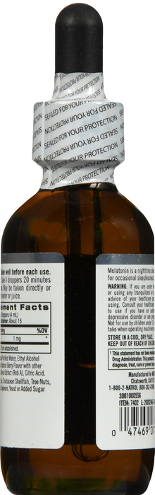 Natrol Melatonin 1mg Berry Liquid 2oz