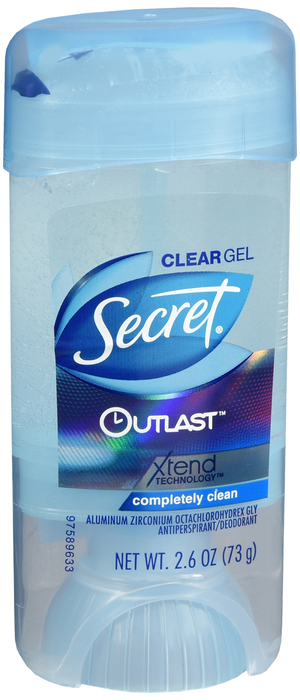 Secret Outlast Anti-Perspirant Clean Gel Deodorant 2.6oz