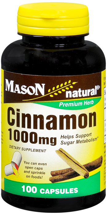 CINNAMON 1000MG CAP PER SERV 100CT MASON