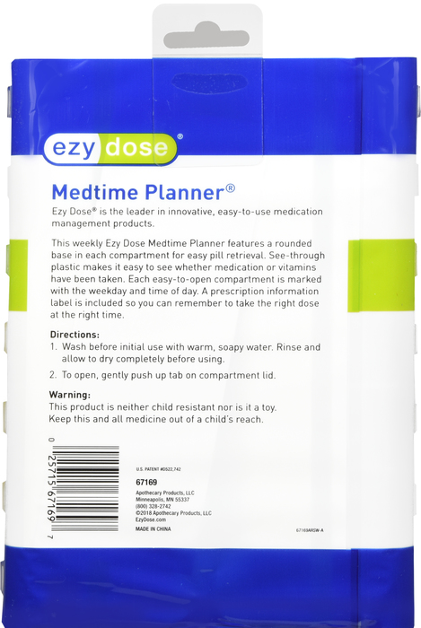 PILL REMIND 67169 4X 28DY MED PLAN API