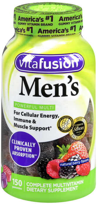 Vitafusion Men's Complete Multivitamin Gummies 150ct